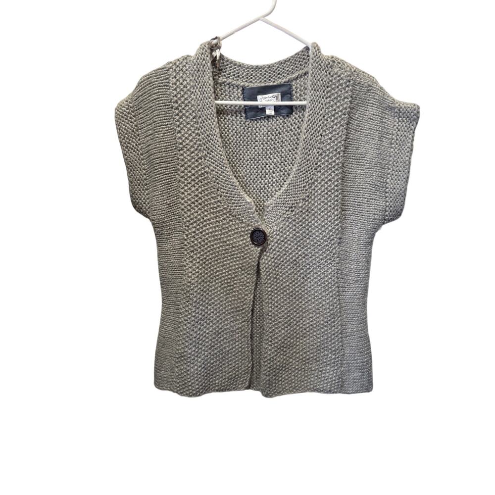 Kaisely Wool & Alpaca Blend Single Button Vest Size L